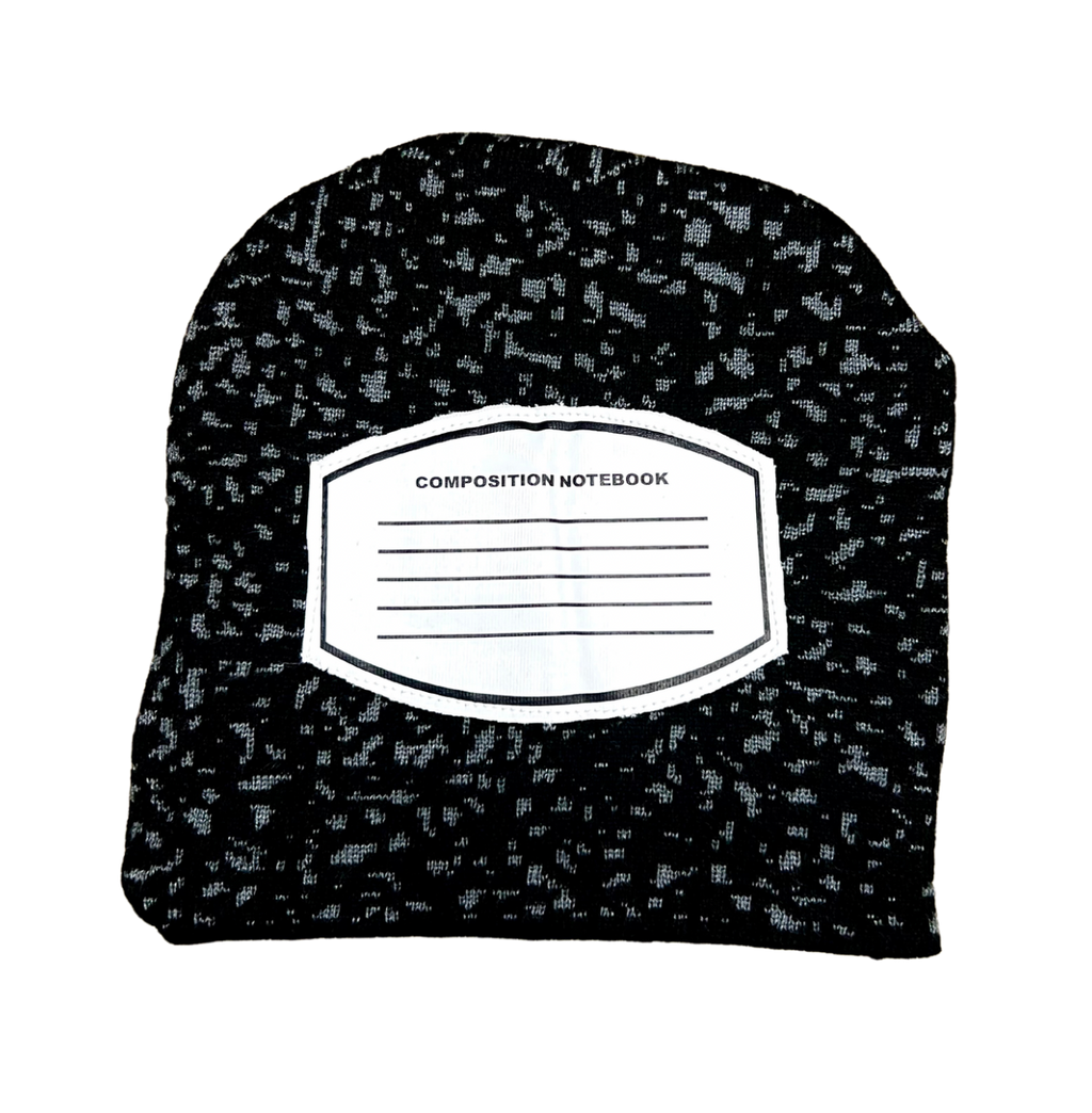 Composition book beanie