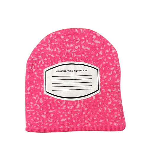 Composition book beanie